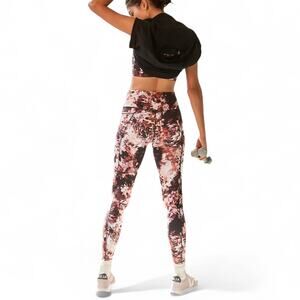 Anthropologie Sweaty Betty Super Sculpt Leggings US 0-2 UK XS 7/8 Black Multi